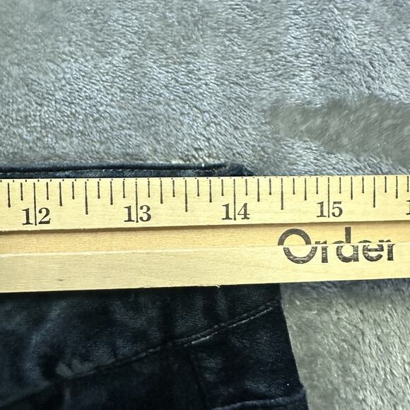 Paige Jeans Womens 28 Blue Hoxton Ankle Peg Button‎ Velvet Skinny Leg Pants - Picture 10 of 12